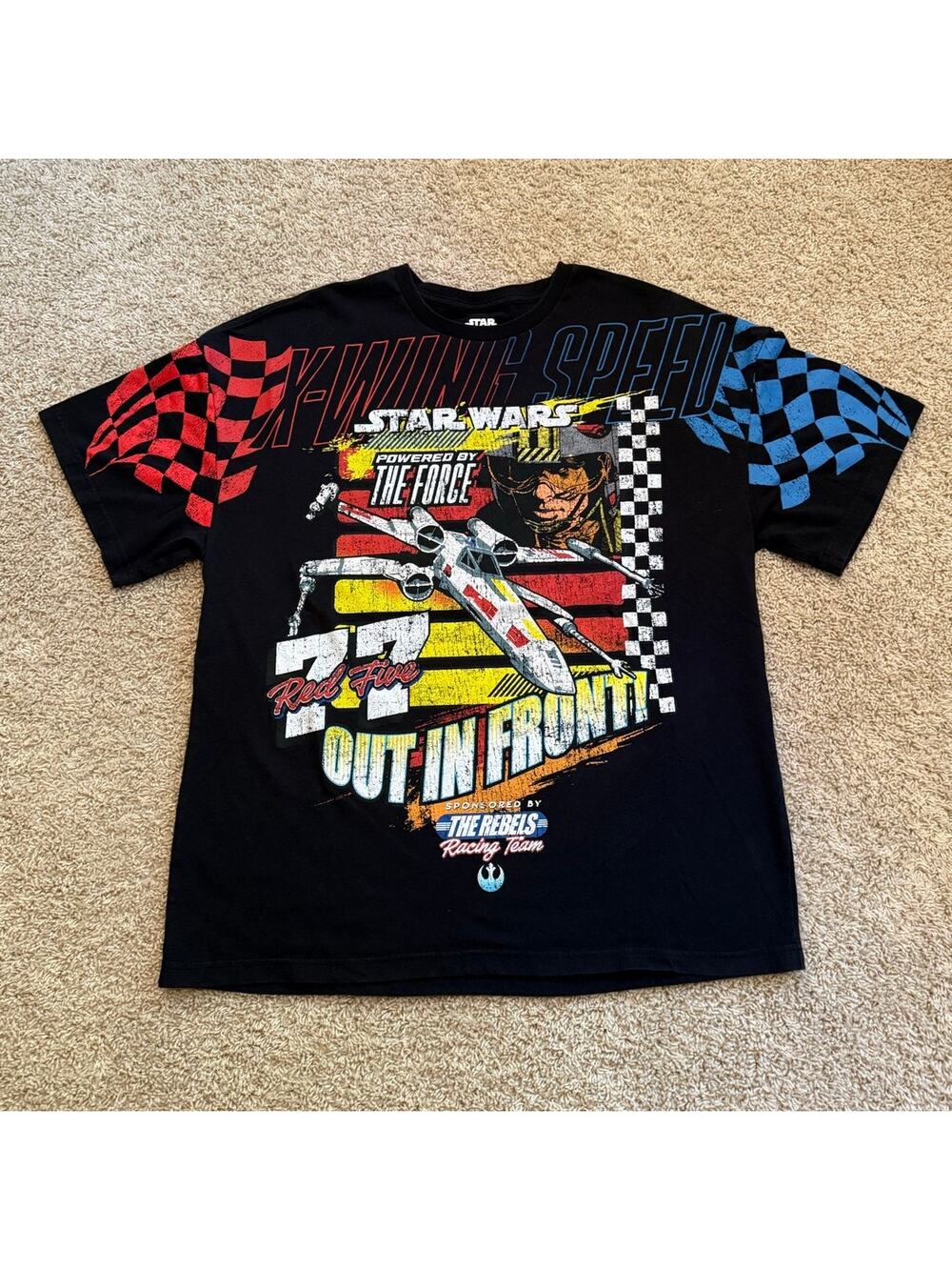 Star Wars X-Wing AOP Men's Tee size 2XL